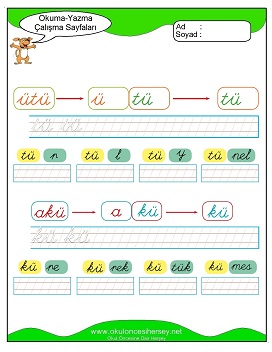 öbüşzç Grubu Çalışma Sayfaları